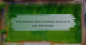 Dries Mertens: Años formativos, Inicios en el club, Vida familiar
